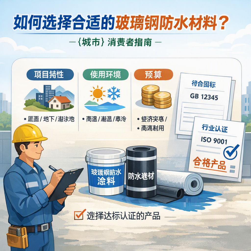 如何判定玻璃钢防水材料的合格标准？ 哈密 消费者指南