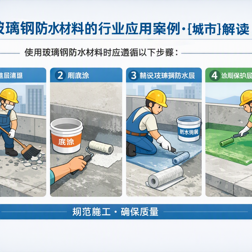 玻璃钢防水材料的行业应用案例，哈密解读