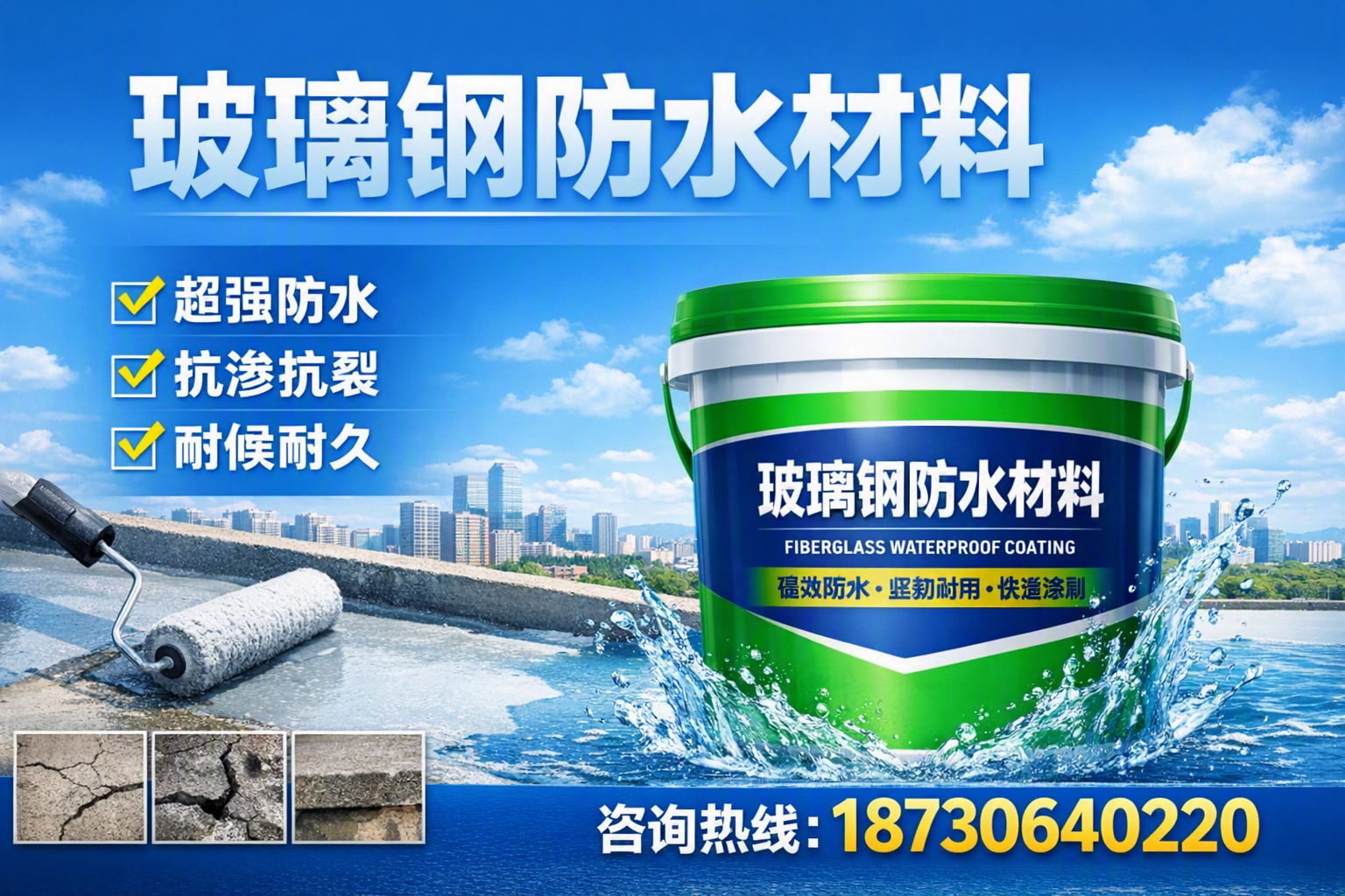 如何选择适合的玻璃钢防水材料？哈密 采购指南