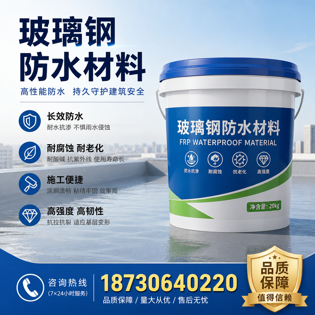 专家解析：玻璃钢防水材料的市场前景分析在 哈密