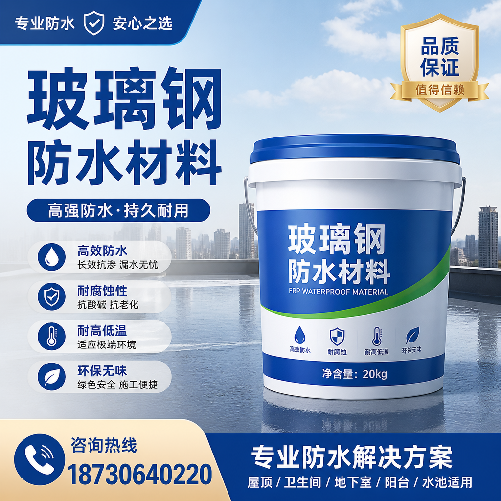 了解玻璃钢防水材料的市场趋势，哈密 企业不可不知